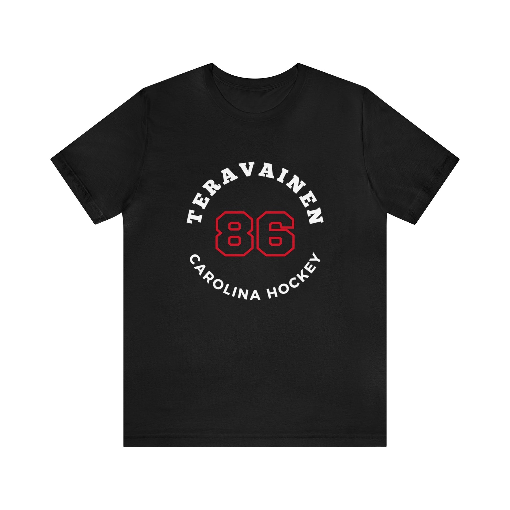 Teravainen 86 Carolina Hockey Number Arch Design Unisex T-Shirt