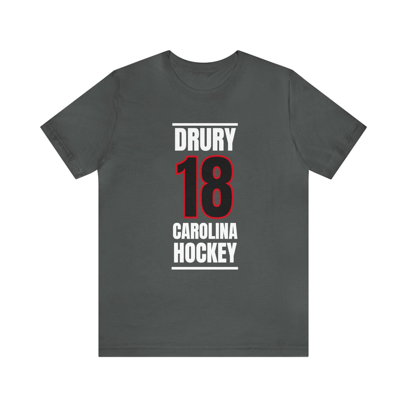 Drury 18 Carolina Hockey Black Vertical Design Unisex T-Shirt