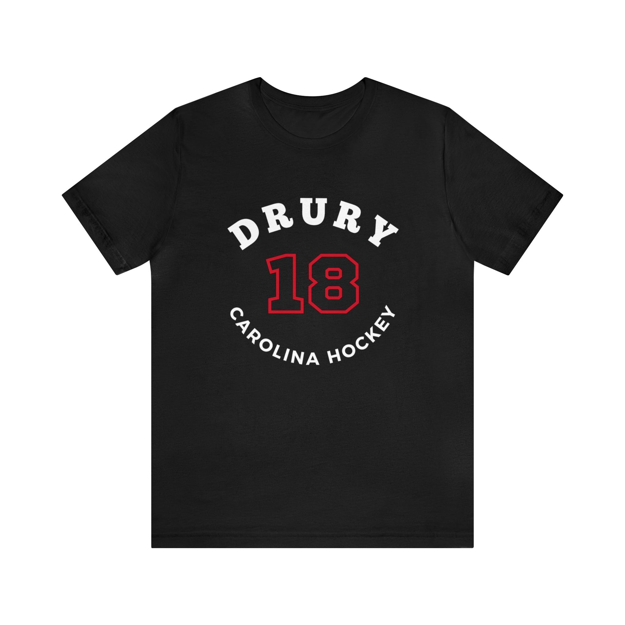 Drury 18 Carolina Hockey Number Arch Design Unisex T-Shirt