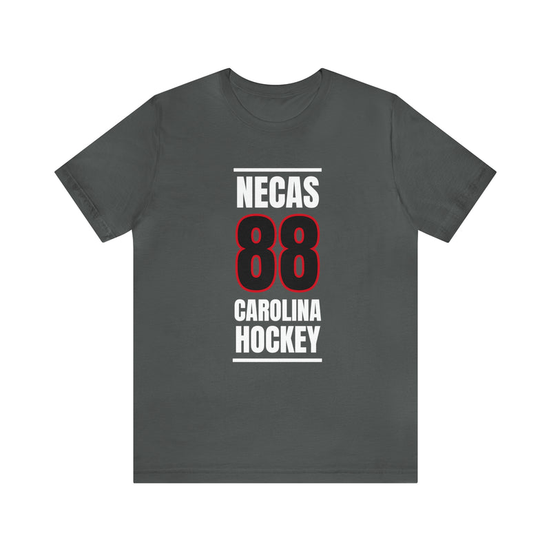 Necas 88 Carolina Hockey Black Vertical Design Unisex T-Shirt