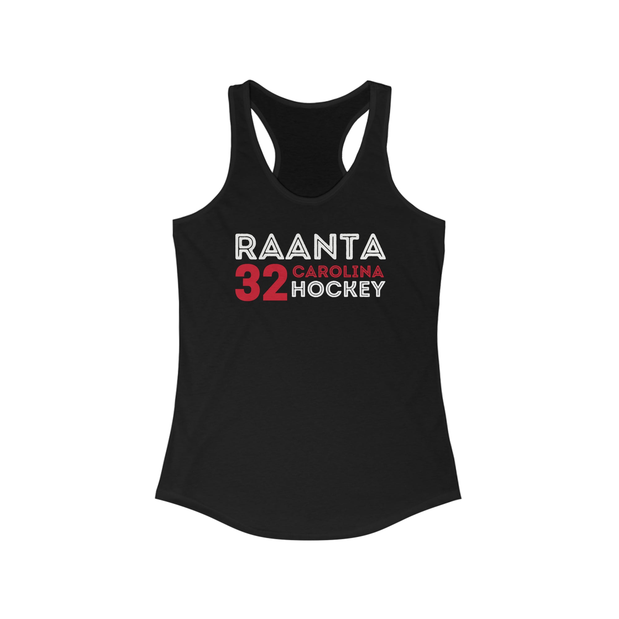 Raanta 32 Carolina Hockey Grafitti Wall Design Women's Ideal Racerback Tank Top