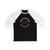 Kotkaniemi 82 Carolina Hockey Number Arch Design Unisex Tri-Blend 3/4 Sleeve Raglan Baseball Shirt