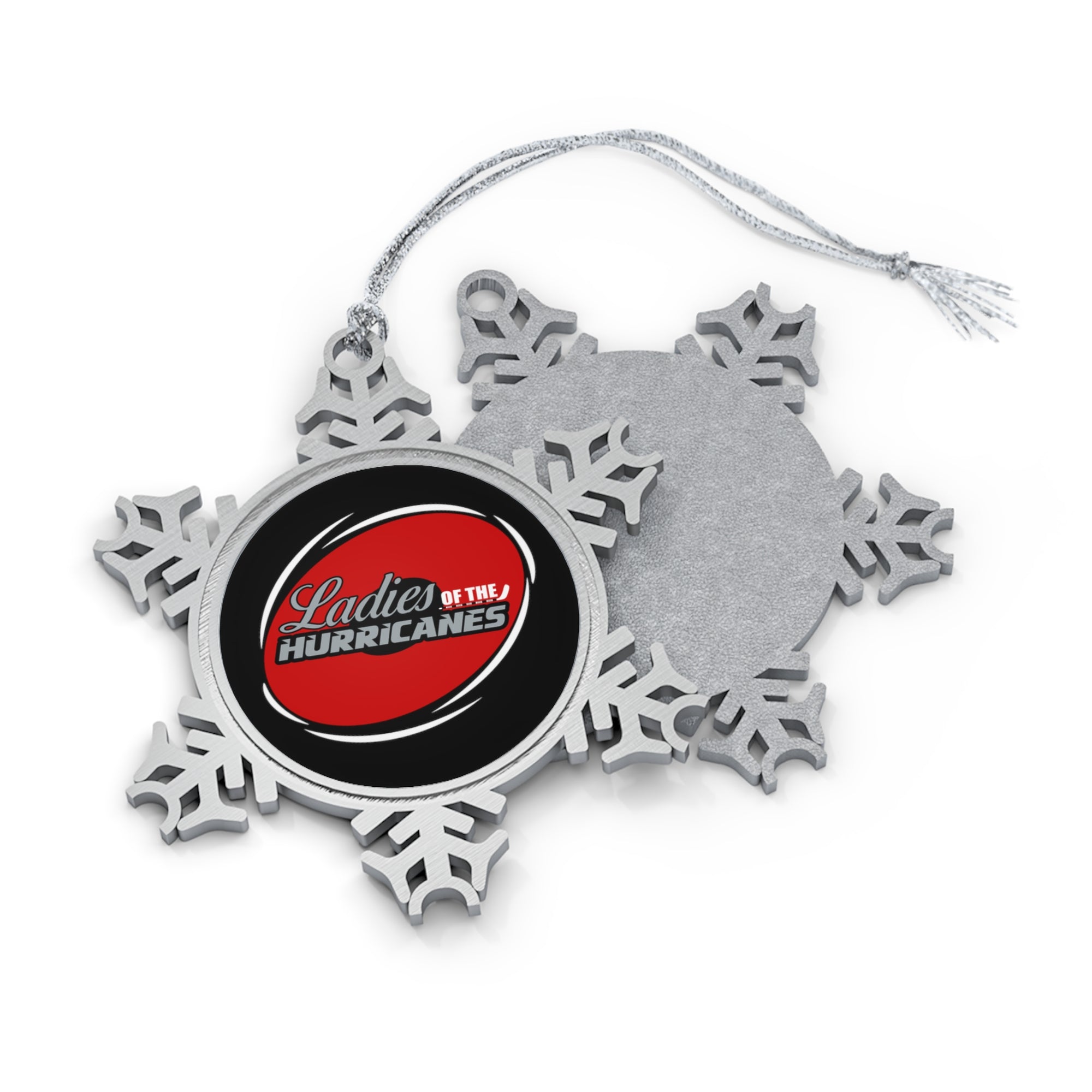 Ladies Of The Hurricanes Pewter Snowflake Ornament