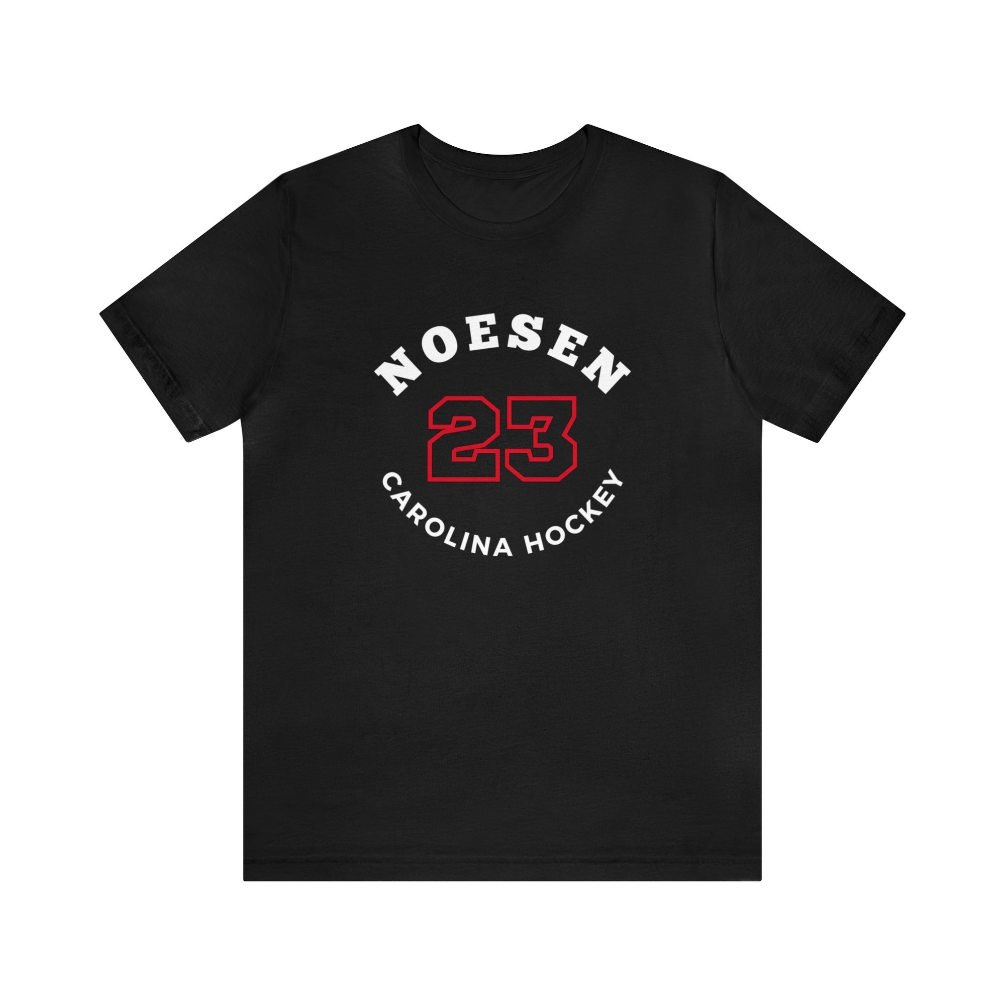 Noesen 23 Carolina Hockey Number Arch Design Unisex T-Shirt