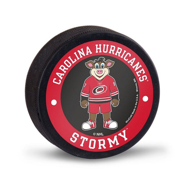 Carolina Hurricanes Hockey Puck - Stormy The Mascot