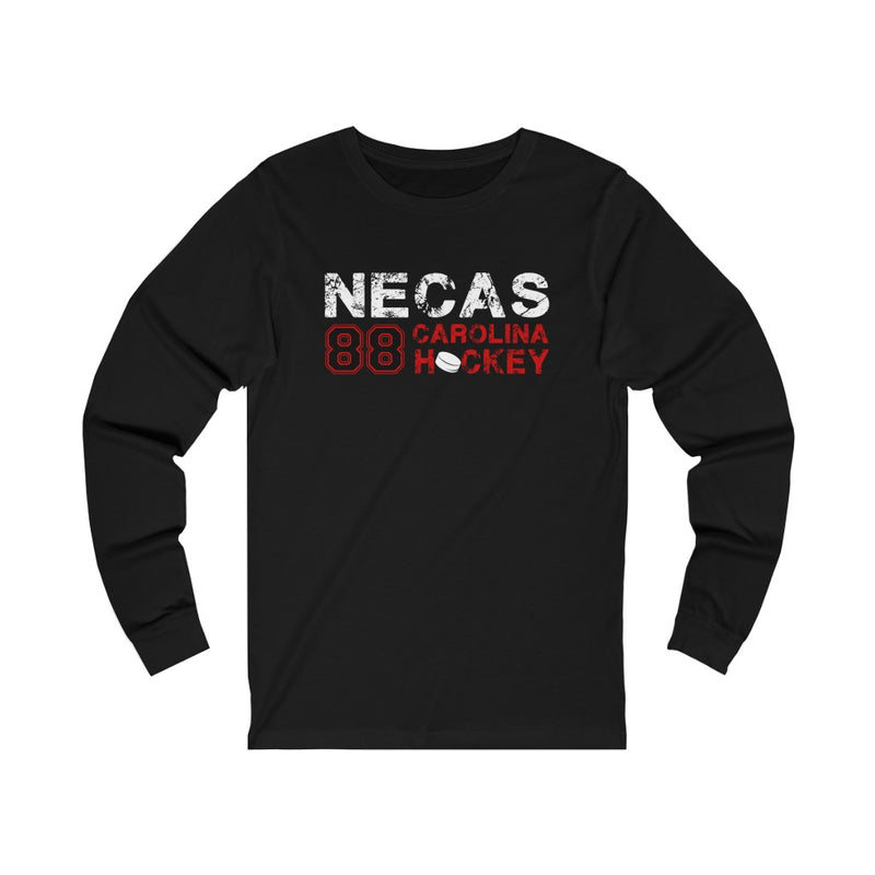 Necas 88 Carolina Hockey Unisex Jersey Long Sleeve Shirt