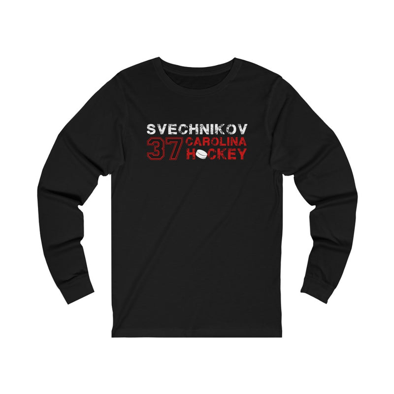 Svechnikov 37 Carolina Hockey Unisex Jersey Long Sleeve Shirt