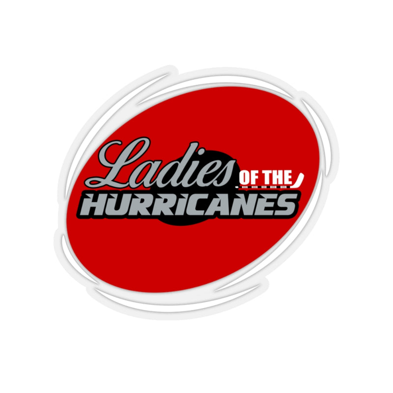 Ladies Of The Hurricanes Group Logo Kiss-Cut Stickers