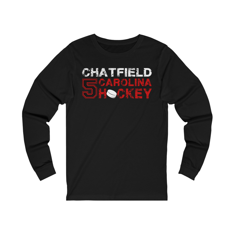 Chatfield 5 Carolina Hockey Unisex Jersey Long Sleeve Shirt