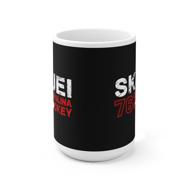 Skjei 76 Carolina Hockey Ceramic Coffee Mug In Black, 15oz