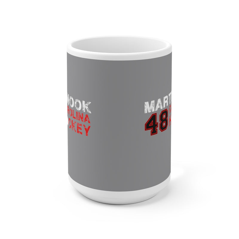 Martinook 48 Carolina Hockey Ceramic Coffee Mug In Gray, 15oz