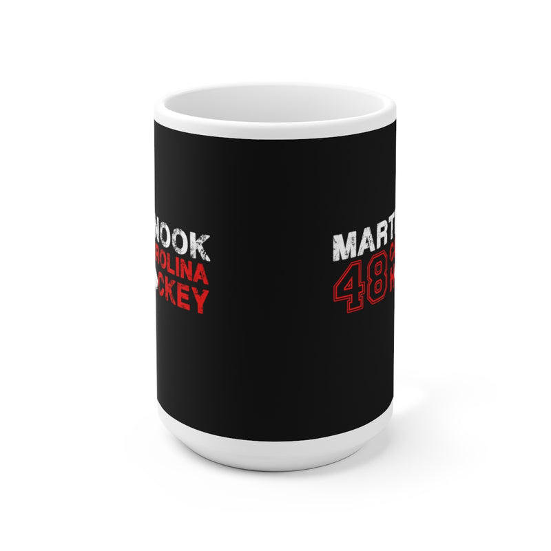 Martinook 48 Carolina Hockey Ceramic Coffee Mug In Black, 15oz