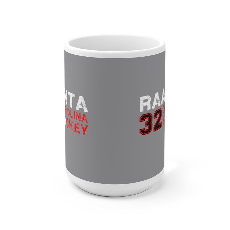 Raanta 32 Carolina Hockey Ceramic Coffee Mug In Gray, 15oz