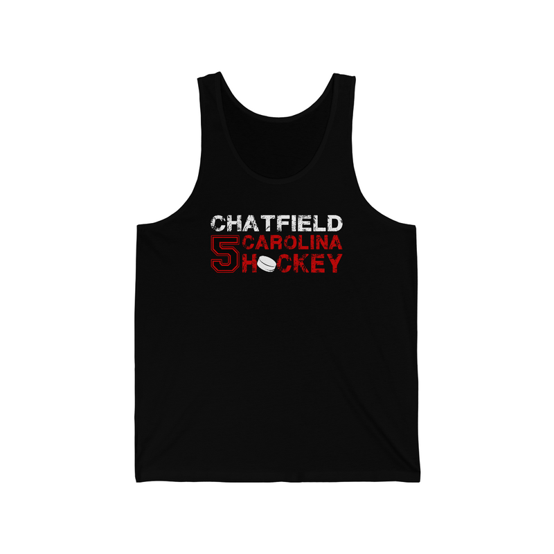 Chatfield 5 Carolina Hockey Unisex Jersey Tank Top
