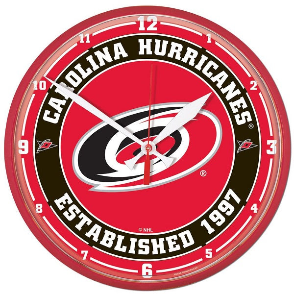 Carolina Hurricanes Wall Clock
