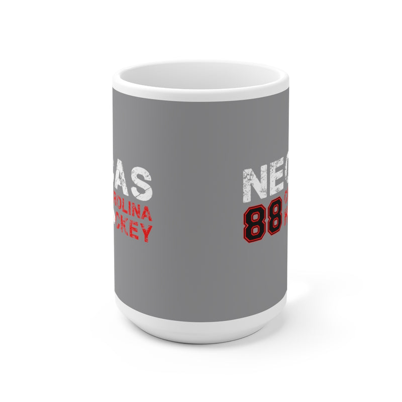 Necas 88 Carolina Hockey Ceramic Coffee Mug In Gray, 15oz