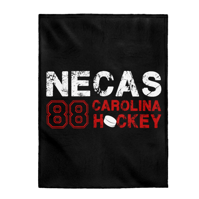 Necas 88 Carolina Hockey Velveteen Plush Blanket