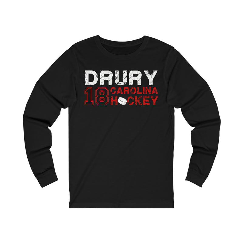 Drury 18 Carolina Hockey Unisex Jersey Long Sleeve Shirt