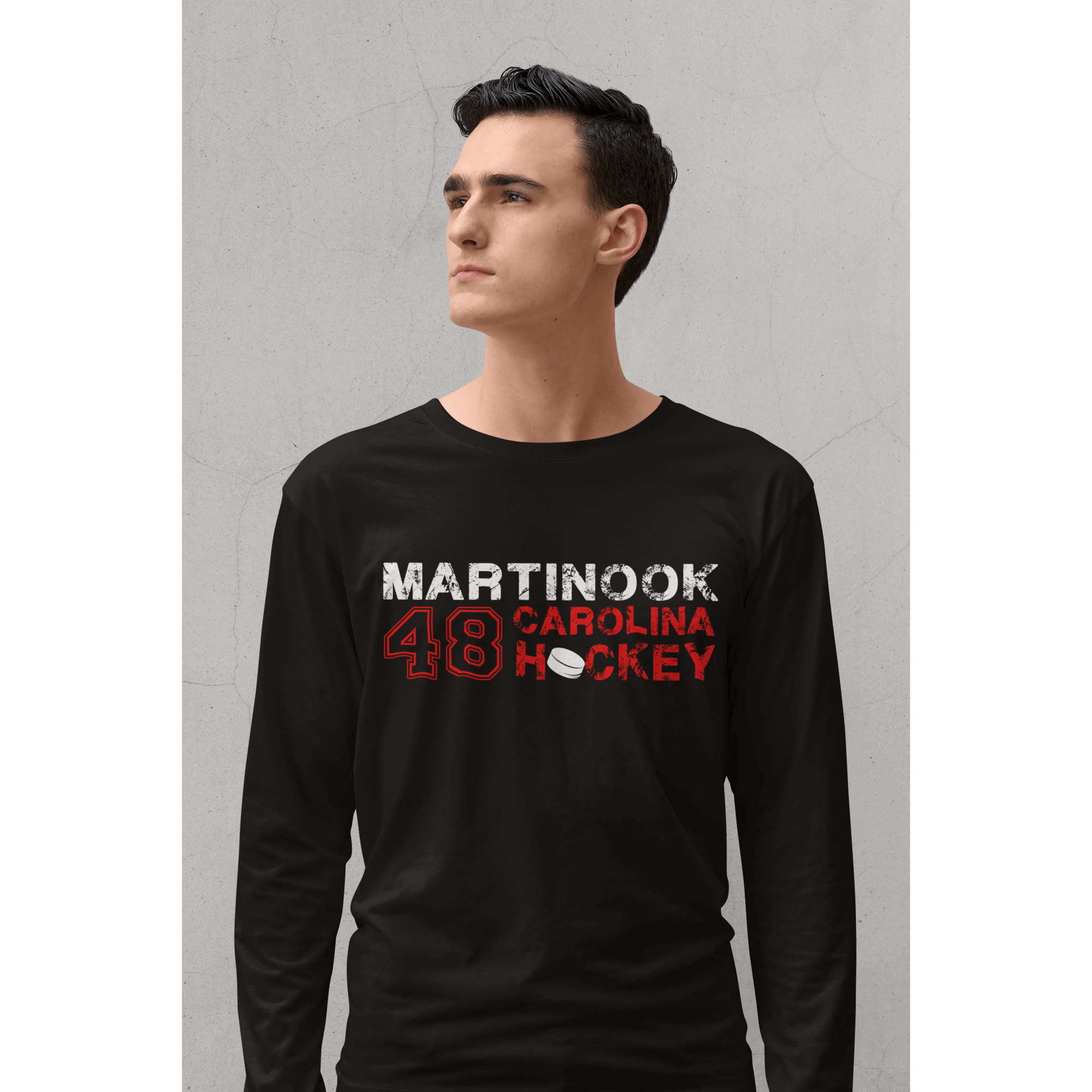 Martinook 48 Carolina Hockey Unisex Jersey Long Sleeve Shirt