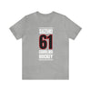 Suzuki 61 Carolina Hockey Black Vertical Design Unisex T-Shirt