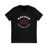 Noesen 23 Carolina Hockey Number Arch Design Unisex V-Neck Tee