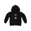 Jarvis 24 Carolina Hockey Black Vertical Design Youth Hooded Sweatshirt