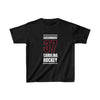 Svechnikov 37 Carolina Hockey Black Vertical Design Kids Tee