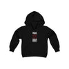 Pesce 22 Carolina Hockey Black Vertical Design Youth Hooded Sweatshirt