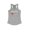 Skjei 76 Carolina Hockey Grafitti Wall Design Women's Ideal Racerback Tank Top