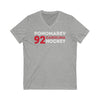 Ponomarev 92 Carolina Hockey Grafitti Wall Design Unisex V-Neck Tee