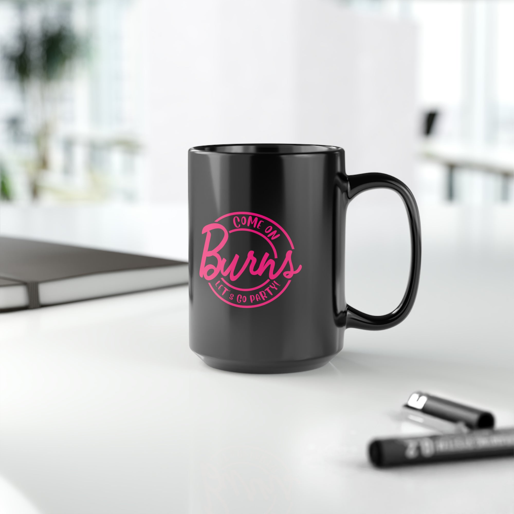 Burns Let's Go Party Barbie Coffee Mug, 15oz