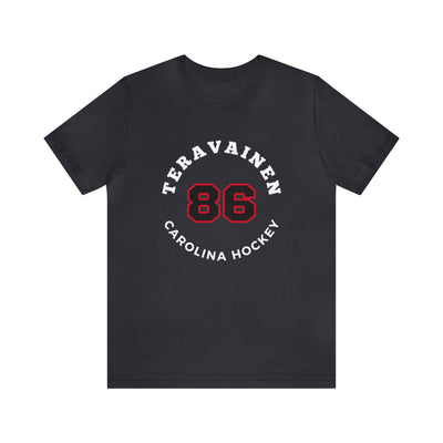 Teravainen 86 Carolina Hockey Number Arch Design Unisex T-Shirt