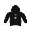 Jones 6 Carolina Hockey Black Vertical Design Youth Hooded Sweatshirt