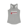 Jones 6 Carolina Hockey Grafitti Wall Design Women's Ideal Racerback Tank Top