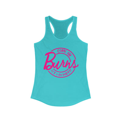 Burns Let's Go Party Women's Barbie Tank Top