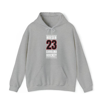 Noesen 23 Carolina Hockey Black Vertical Design Unisex Hooded Sweatshirt