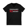 Ponomarev 92 Carolina Hockey Grafitti Wall Design Unisex V-Neck Tee