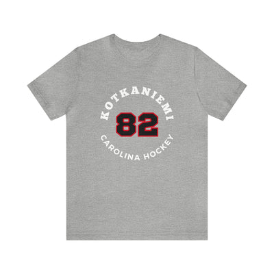 Kotkaniemi 82 Carolina Hockey Number Arch Design Unisex T-Shirt