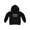 Jones 6 Carolina Hockey Grafitti Wall Design Youth Hooded Sweatshirt