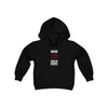 Noesen 23 Carolina Hockey Black Vertical Design Youth Hooded Sweatshirt