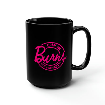 Burns Let's Go Party Barbie Coffee Mug, 15oz