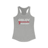 Orlov 7 Carolina Hockey Grafitti Wall Design Women's Ideal Racerback Tank Top