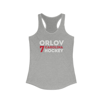 Orlov 7 Carolina Hockey Grafitti Wall Design Women's Ideal Racerback Tank Top