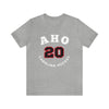 Aho 20 Carolina Hockey Number Arch Design Unisex T-Shirt