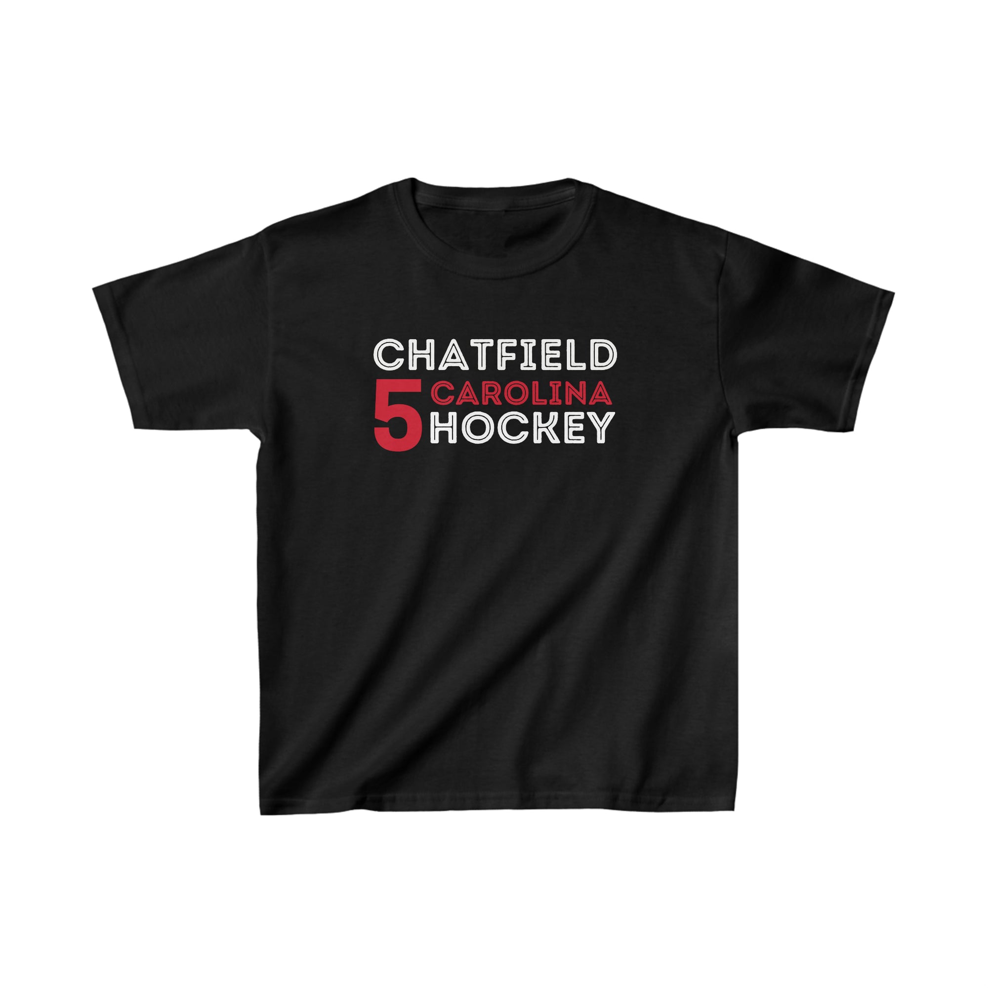 Chatfield 5 Carolina Hockey Grafitti Wall Design Kids Tee