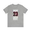 Noesen 23 Carolina Hockey Black Vertical Design Unisex T-Shirt