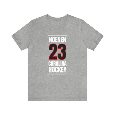 Noesen 23 Carolina Hockey Black Vertical Design Unisex T-Shirt