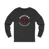 Bunting 58 Carolina Hockey Number Arch Design Unisex Jersey Long Sleeve Shirt