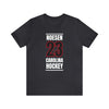 Noesen 23 Carolina Hockey Black Vertical Design Unisex T-Shirt