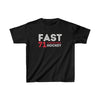 Fast 71 Carolina Hockey Grafitti Wall Design Kids Tee